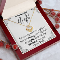 Load image into Gallery viewer, To My Beautiful Wife- In My Dreams- Love Necklace

