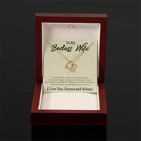 Load image into Gallery viewer, To My Badass Wife - Love You Forever and Always - Love Knot Pendant
