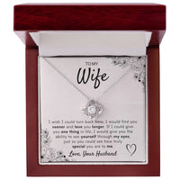 Load image into Gallery viewer, To My Wife- Turn Back Time- Love Necklace
