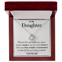 Load image into Gallery viewer, To My Daughter- Follow Your Heart-Necklace
