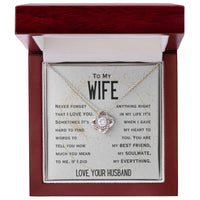 Load image into Gallery viewer, To My Wife- Never Forget That I Love You- Necklace
