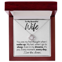 Load image into Gallery viewer, To My Beautiful Wife- Every Moment- Love Necklace
