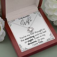 Load image into Gallery viewer, To My Beautiful Wife- In My Dreams- Love Necklace

