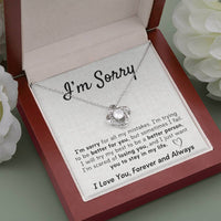 Load image into Gallery viewer, I&#39;m Sorry- I Love You, Forever and Always- Necklace
