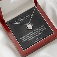 Load image into Gallery viewer, To My Soulmate- Eternal Love- Love Knot Necklace
