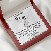 Load image into Gallery viewer, To My Amazing Wife- Forever Yours- Love Knot Necklace
