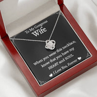 Load image into Gallery viewer, To My Gorgeous Wife- Love You Forever- Necklace 2nd edition
