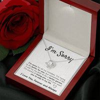 Load image into Gallery viewer, I&#39;m Sorry- I Love You, Forever and Always- Necklace
