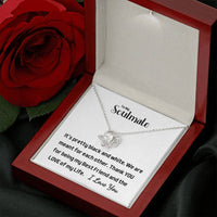 Load image into Gallery viewer, To My Soulmate- Love of My Life- Love knot Necklace
