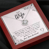 Load image into Gallery viewer, To My Wife- Turn Back Time- Love Necklace
