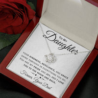 Load image into Gallery viewer, To My Daughter- Love You To The Moon And Back-  Necklace
