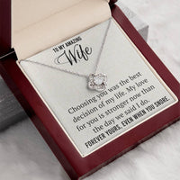 Load image into Gallery viewer, To My Amazing Wife-Forever Yours, Even When You Snore- Necklace
