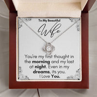 Load image into Gallery viewer, To My Beautiful Wife- In My Dreams- Love Necklace
