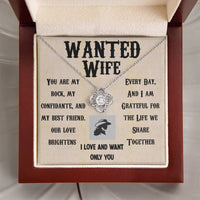 Load image into Gallery viewer, Wanted Wife- Only You- Love Knot Necklace
