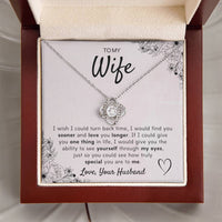Load image into Gallery viewer, To My Wife- Turn Back Time- Love Necklace
