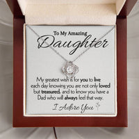 Load image into Gallery viewer, To My Amazing Daughter- I Adore You- Necklace
