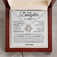 Load image into Gallery viewer, To My Daughter- I Believe In You- Necklace
