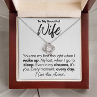 Load image into Gallery viewer, To My Beautiful Wife- Every Moment- Love Necklace
