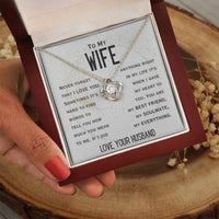 Load image into Gallery viewer, To My Wife- Never Forget That I Love You- Necklace
