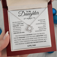 Load image into Gallery viewer, To My Daughter- I Believe In You- Necklace
