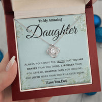 Load image into Gallery viewer, To My Daughter- I Love You- Necklace (Version 2 From Dad)

