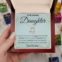 Load image into Gallery viewer, To My Amazing Daughter- You Are Loved- Love Necklace
