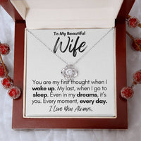 Load image into Gallery viewer, To My Beautiful Wife- Every Moment- Love Necklace
