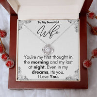 Load image into Gallery viewer, To My Beautiful Wife- In My Dreams- Love Necklace
