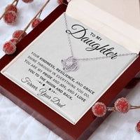 Load image into Gallery viewer, To My Daughter- Love You To The Moon And Back-  Necklace
