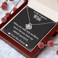 Load image into Gallery viewer, To My Gorgeous Wife- Love You Forever- Necklace 2nd edition
