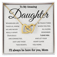 Load image into Gallery viewer, To My Amazing Daughter- Souls Connected- Necklace-Mom
