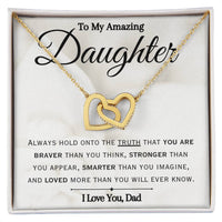 Load image into Gallery viewer, To My Amazing Daughter- You Are Loved- Necklace
