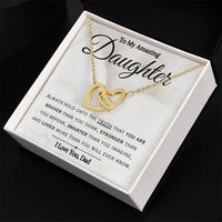 Load image into Gallery viewer, To My Amazing Daughter- You Are Loved- Necklace
