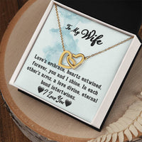 Load image into Gallery viewer, To My Wife- Hearts Entwined- Love Necklace

