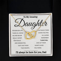 Load image into Gallery viewer, To My Amazing Daughter- Souls Connected- Necklace
