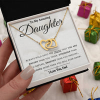 Load image into Gallery viewer, To My Amazing Daughter- You Are Loved- Necklace
