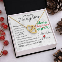 Load image into Gallery viewer, To My Amazing Daughter- Love, Hearts, Home- Necklace
