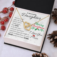 Load image into Gallery viewer, To My Amazing Daughter- Love, Hearts, Home- Necklace

