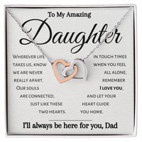 Load image into Gallery viewer, To My Amazing Daughter- Souls Connected- Necklace
