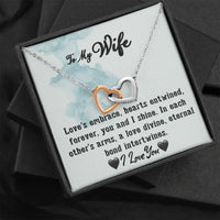 Load image into Gallery viewer, To My Wife- Hearts Entwined- Love Necklace
