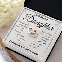 Load image into Gallery viewer, To My Amazing Daughter- Souls Connected- Necklace-Mom
