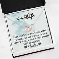 Load image into Gallery viewer, To My Wife- Hearts Entwined- Love Necklace
