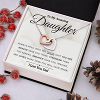 Load image into Gallery viewer, To My Amazing Daughter- You Are Loved- Necklace
