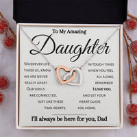 Load image into Gallery viewer, To My Amazing Daughter- Souls Connected- Necklace
