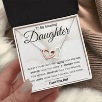 Load image into Gallery viewer, To My Amazing Daughter- You Are Loved- Necklace
