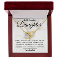 Load image into Gallery viewer, To My Amazing Daughter- You Are Loved- Necklace

