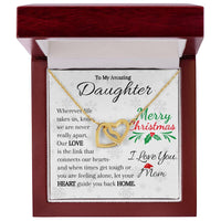 Load image into Gallery viewer, To My Amazing Daughter- Love, Hearts, Home- Necklace
