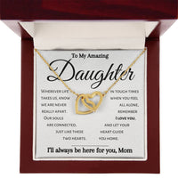 Load image into Gallery viewer, To My Amazing Daughter- Souls Connected- Necklace-Mom
