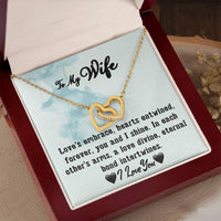 Load image into Gallery viewer, To My Wife- Hearts Entwined- Love Necklace
