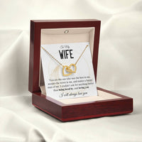 Load image into Gallery viewer, To My Wife- Loving and being Loved by- Heart Necklace
